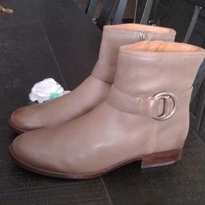 FRYE & CO BOOTIES LEATHER